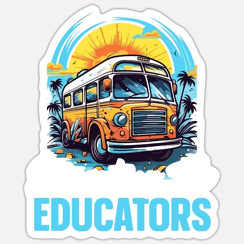Administrateur de l’école Principal Admin Squad - Sticker taille S (10 x 10 cm) - blanc mat