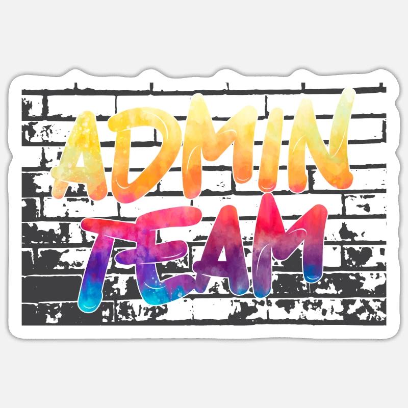 Administrateur de l’école Principal Admin Squad Sticker taille S (10 x 10 cm)