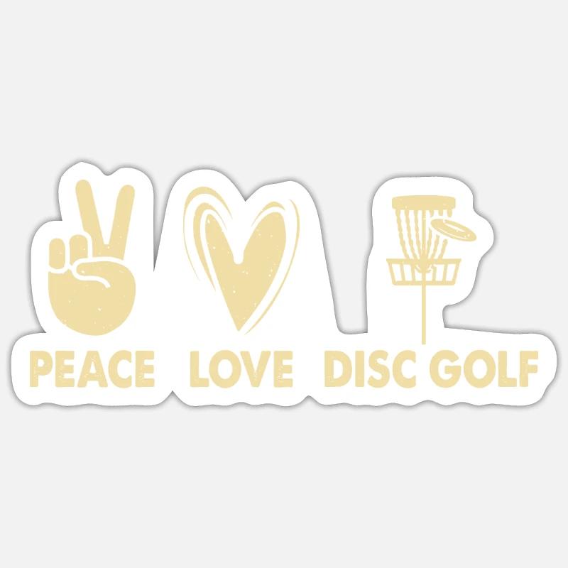 Discgolf Disc Golf Sticker taille S (10 x 10 cm)
