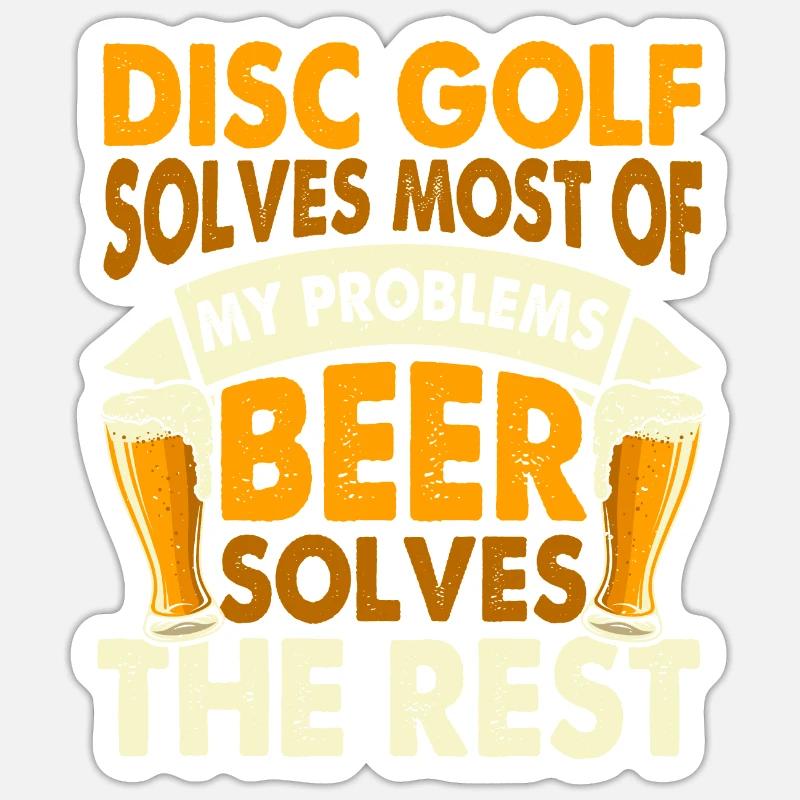 Discgolf Disc Golf Sticker taille S (10 x 10 cm)