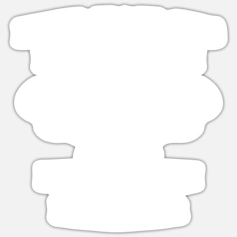 Constructeurs de pipelines - Sticker taille S (10 x 10 cm) - blanc mat
