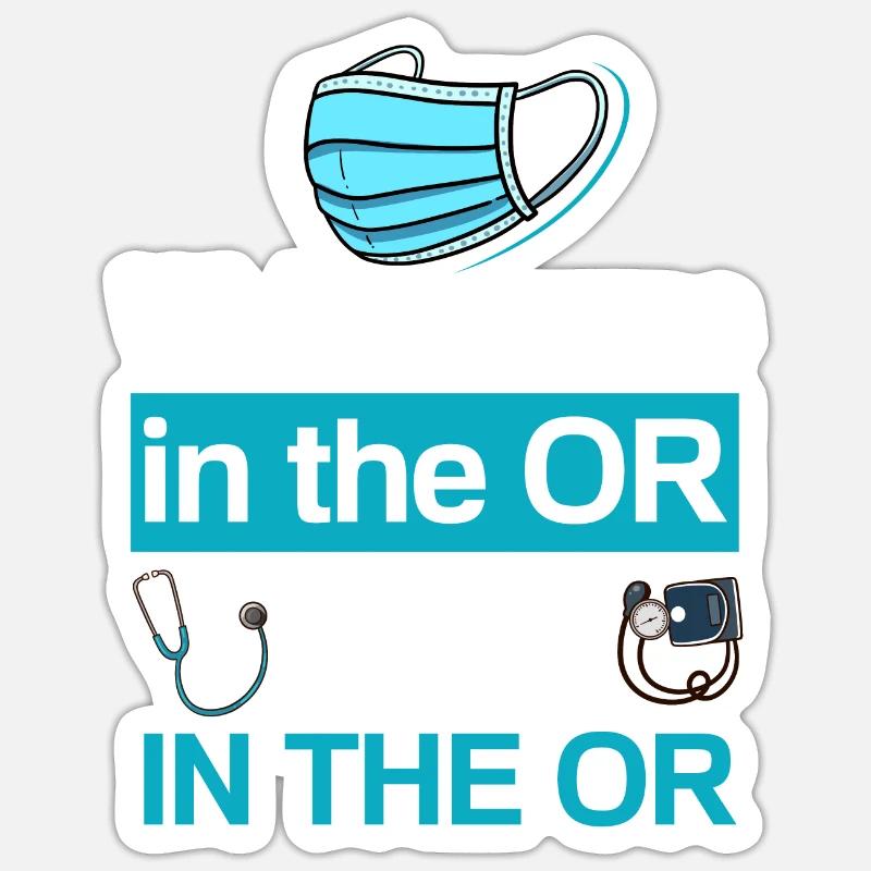 Scrub Tech OP-Techniker Chirurgischer Technologe Sticker Größe S (10 x 10 cm)