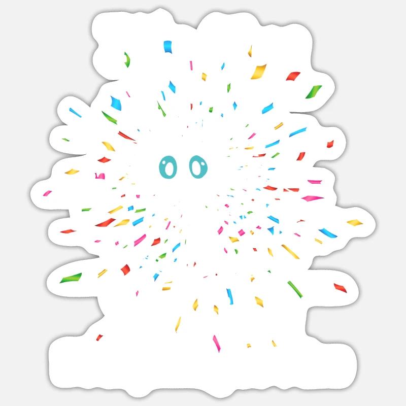 Everything Is Fine - Sticker size S (10 x 10 cm) - white matte