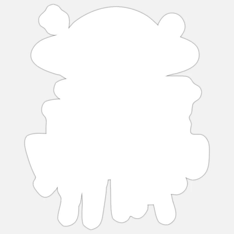 Nimm mich mit - Sticker Größe S (10 x 10 cm) - Mattweiß