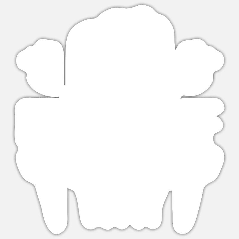 Weil ich der Chefkoch bin Deshalb Küche Sticker Größe S (10 x 10 cm)