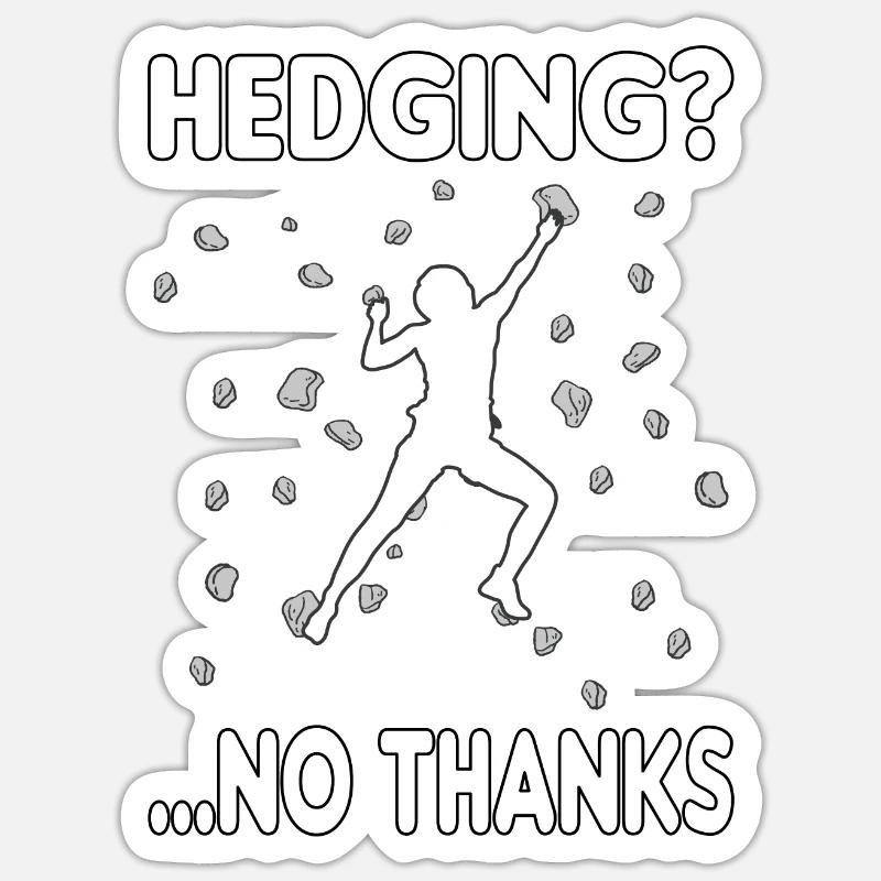 Bouldern Boulder Klettern Boulderer Bouldering - Sticker Größe S (10 x 10 cm) - Mattweiß