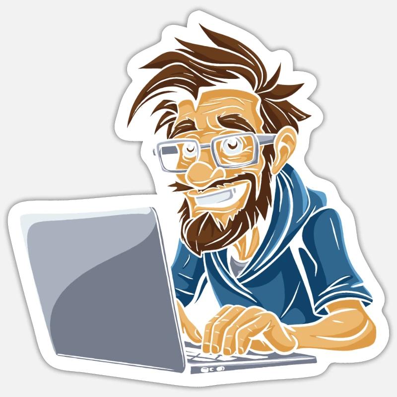 Data Science Data Analyst - Sticker Größe S (10 x 10 cm) - Mattweiß