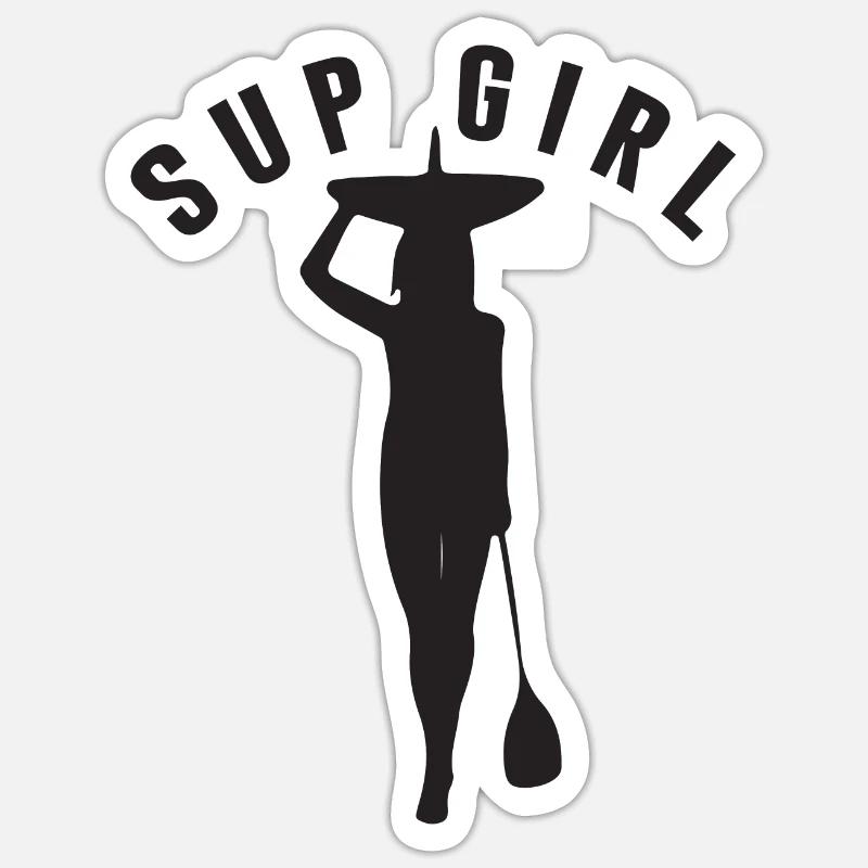SOUPER - Sticker taille S (10 x 10 cm) - blanc mat