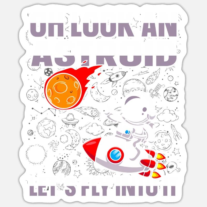 Espace Espace Astroïde Redirection astroïde Sticker taille S (10 x 10 cm)