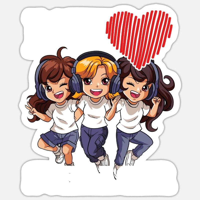 Sticker Größe S (10 x 10 cm) - 
