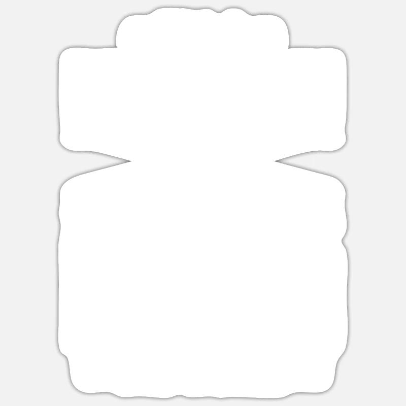 Funny dental technicians - Sticker size S (10 x 10 cm) - white matte