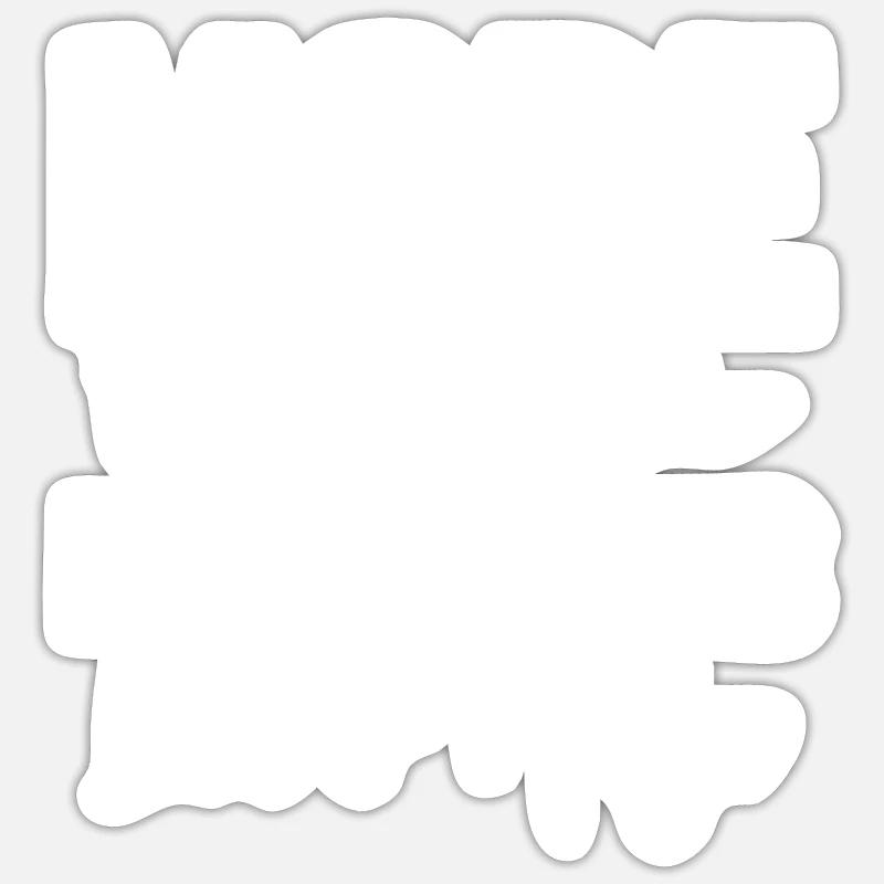 Physik Phyiker Witzig Quantenphysik - Sticker Größe S (10 x 10 cm) - Mattweiß