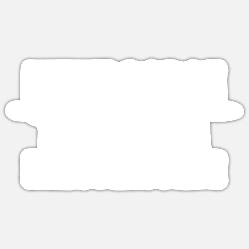 Fleischwunde Bogen Bogenschießen Bogenschütze - Sticker Größe S (10 x 10 cm) - Mattweiß