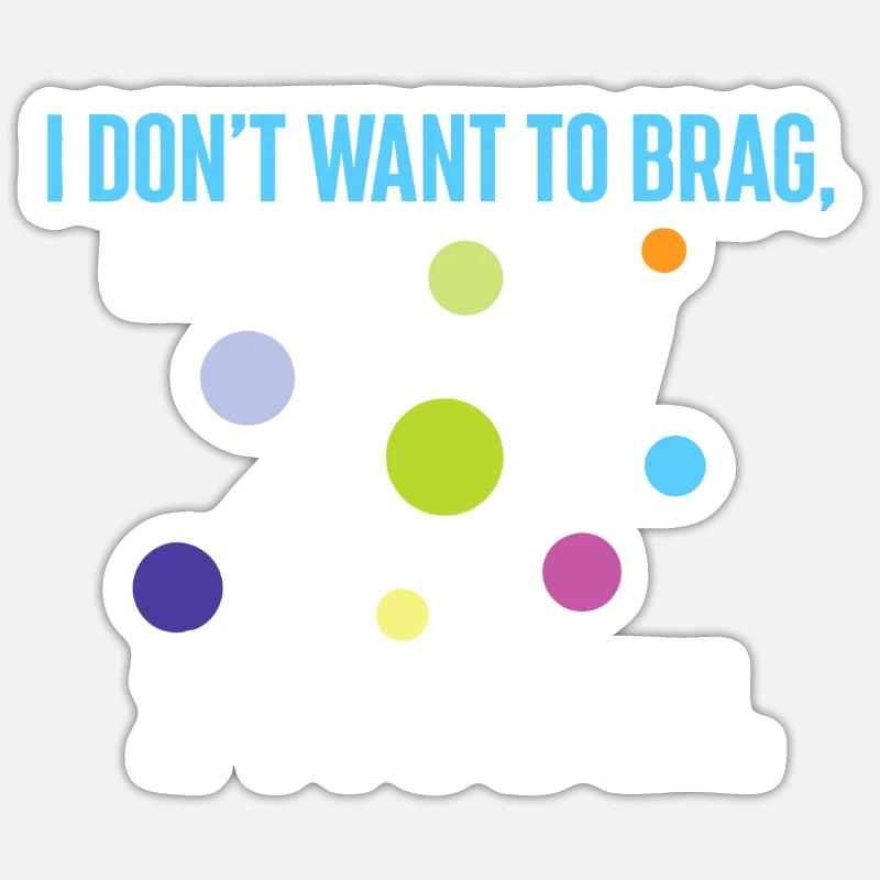 Modèle I - Data Science Statistics Data Analyst - Sticker taille S (10 x 10 cm) - blanc mat