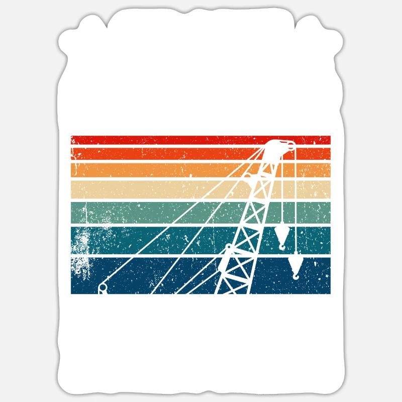 Crane Operator I Accomplished Everything Sticker Größe S (10 x 10 cm)