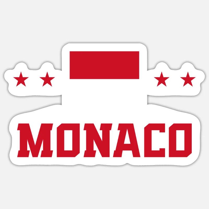 Monaco Sticker size S (10 x 10 cm)