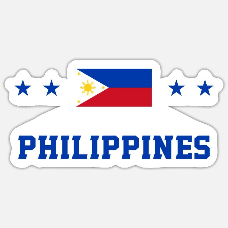 Philippines - Sticker size S (10 x 10 cm) - white matte