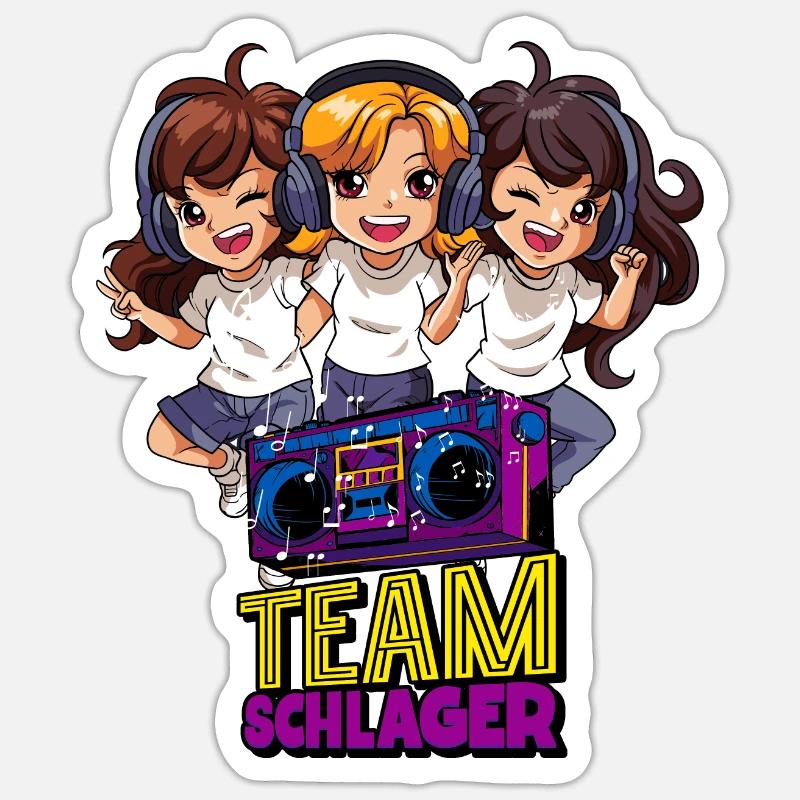 Sticker Größe S (10 x 10 cm) - 