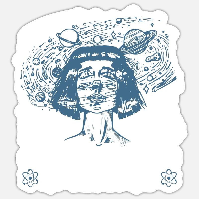 Physics Physicists complicate quantum physics Sticker size S (10 x 10 cm)