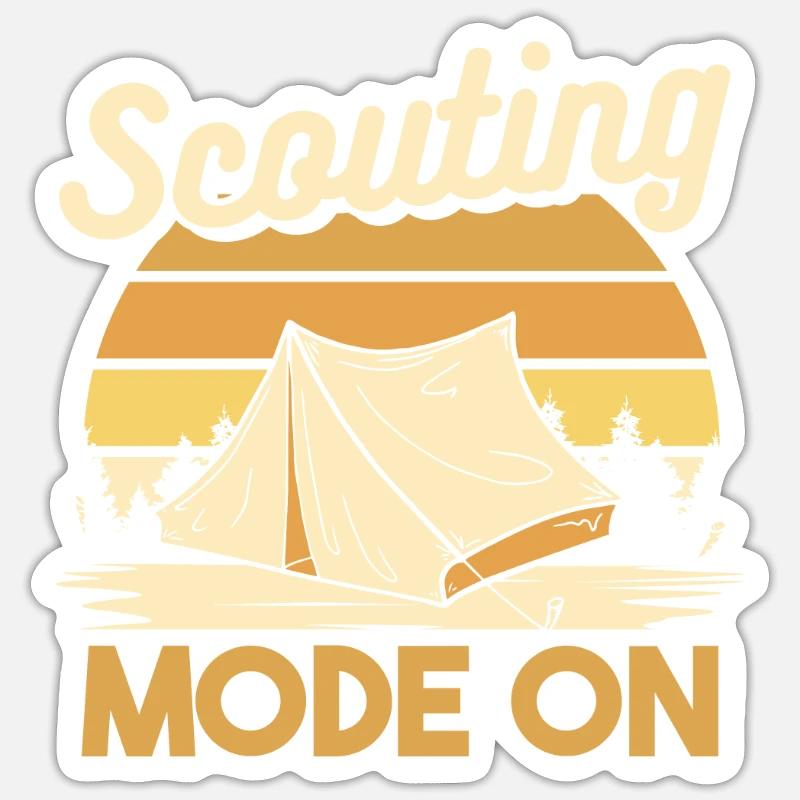 Mode Pathfinder activé - Sticker taille S (10 x 10 cm) - blanc mat