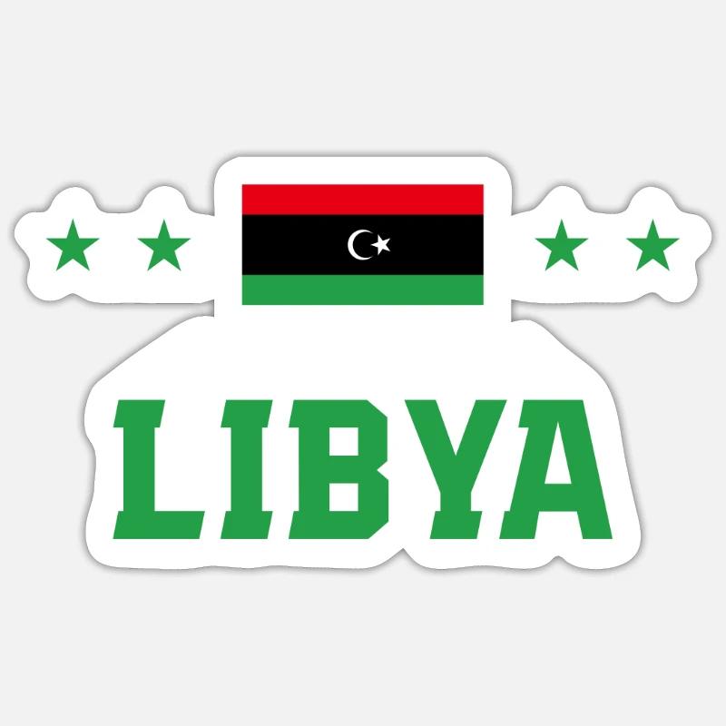 Libya Sticker size S (10 x 10 cm)