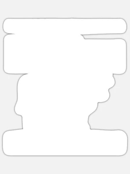 Kuh Züchter Kuhebesitzer Geschenk - Sticker Größe S (10 x 10 cm) - Mattweiß