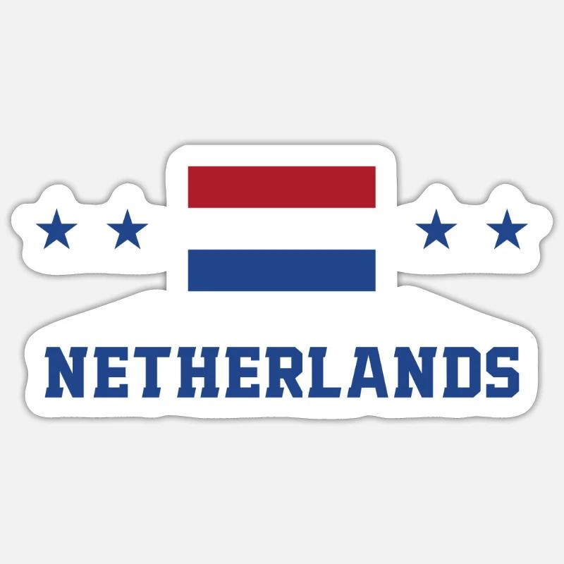Netherlands - Sticker size S (10 x 10 cm) - white matte