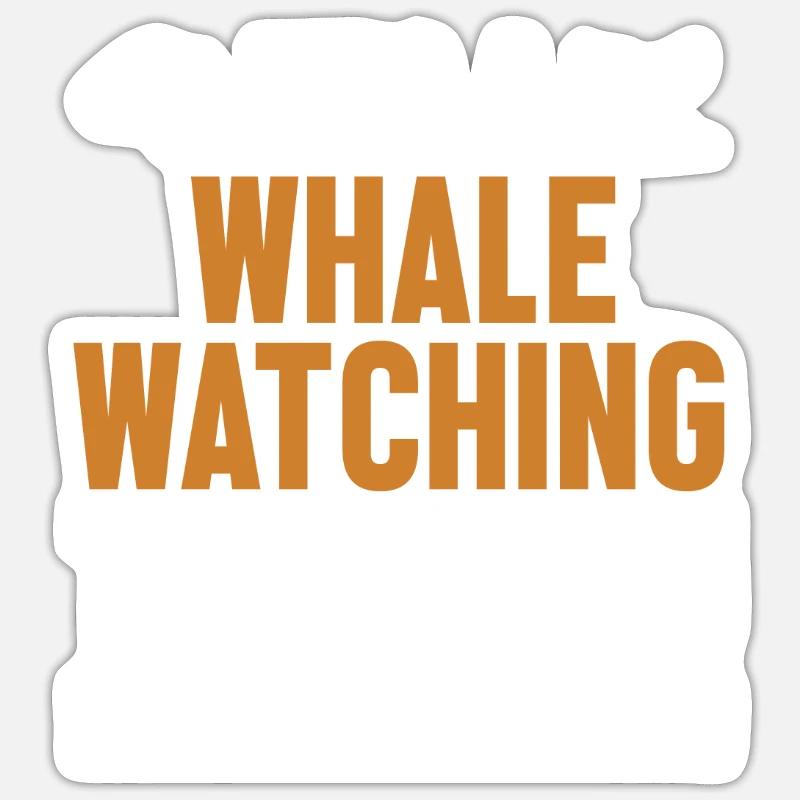 C’est une chose d’observation des baleines Cachalot de cétacés Sticker taille S (10 x 10 cm)
