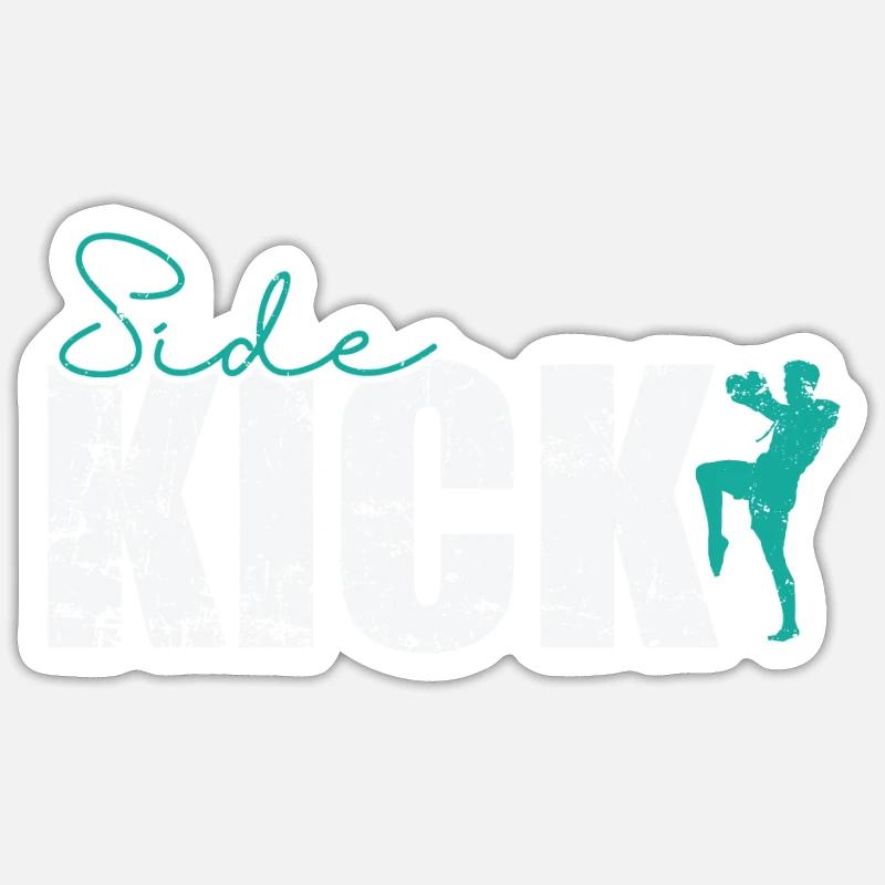 Kickboxing latéral Sticker taille S (10 x 10 cm)