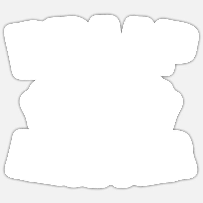 Braap Master Snowmobiler - Sticker size S (10 x 10 cm) - white matte