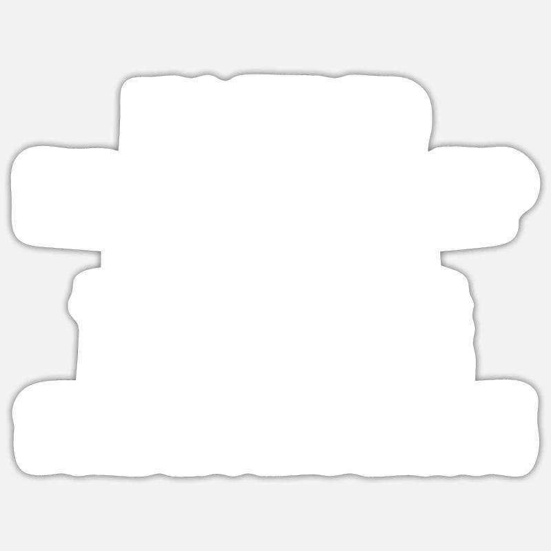 Snowmobile - Sticker size S (10 x 10 cm) - white matte