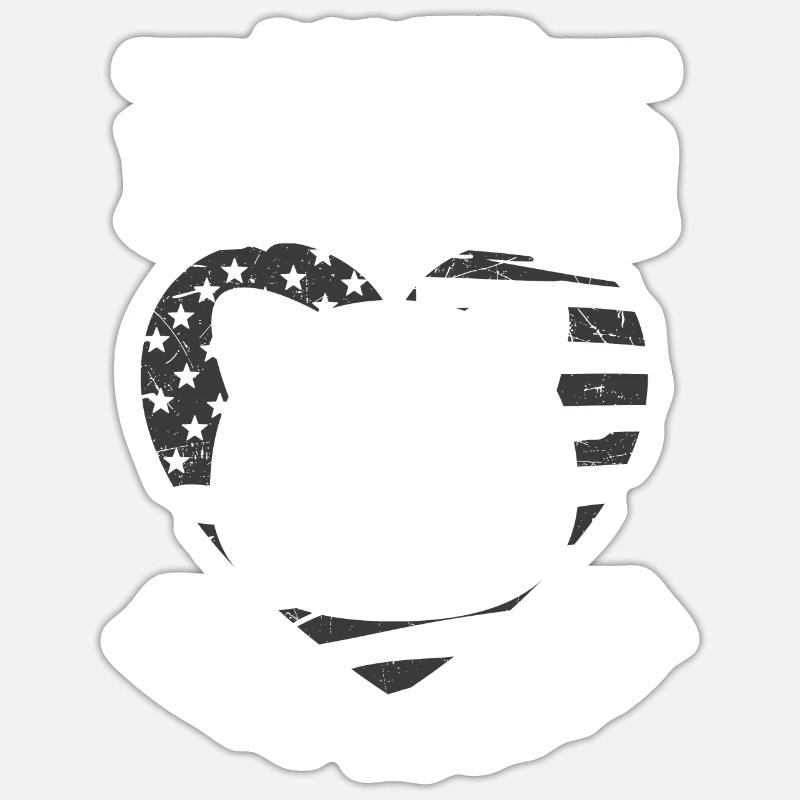 Emoticon Make America Emo Again Emocore Esthétique Sticker taille S (10 x 10 cm)