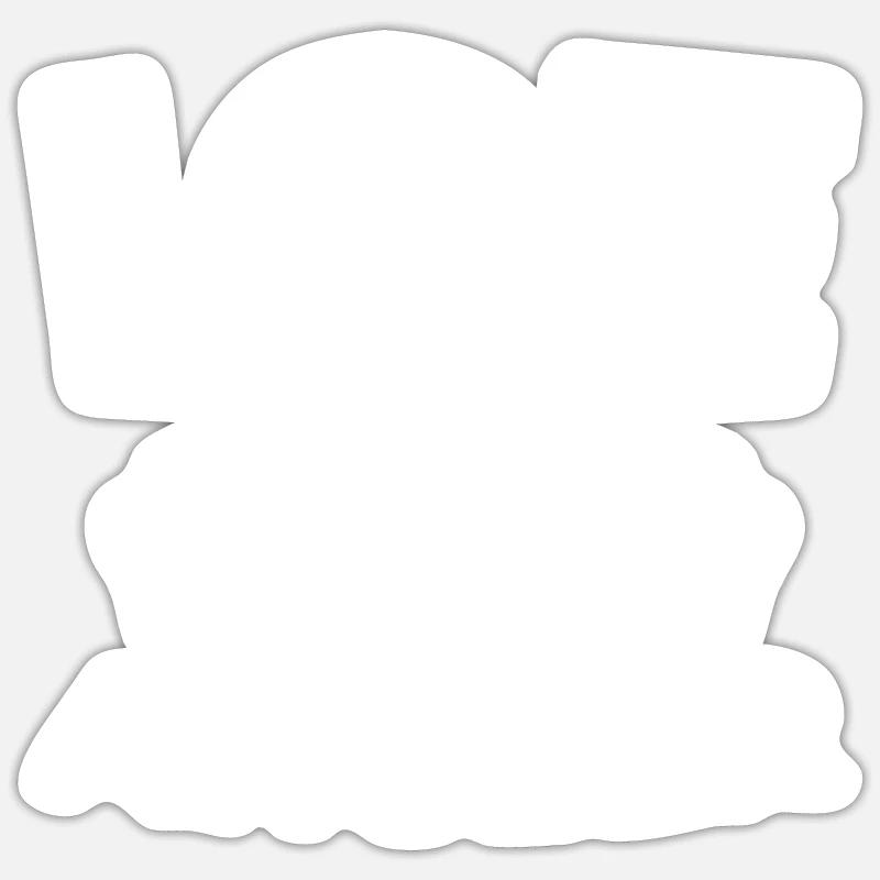 Sticker Größe S (10 x 10 cm) - 