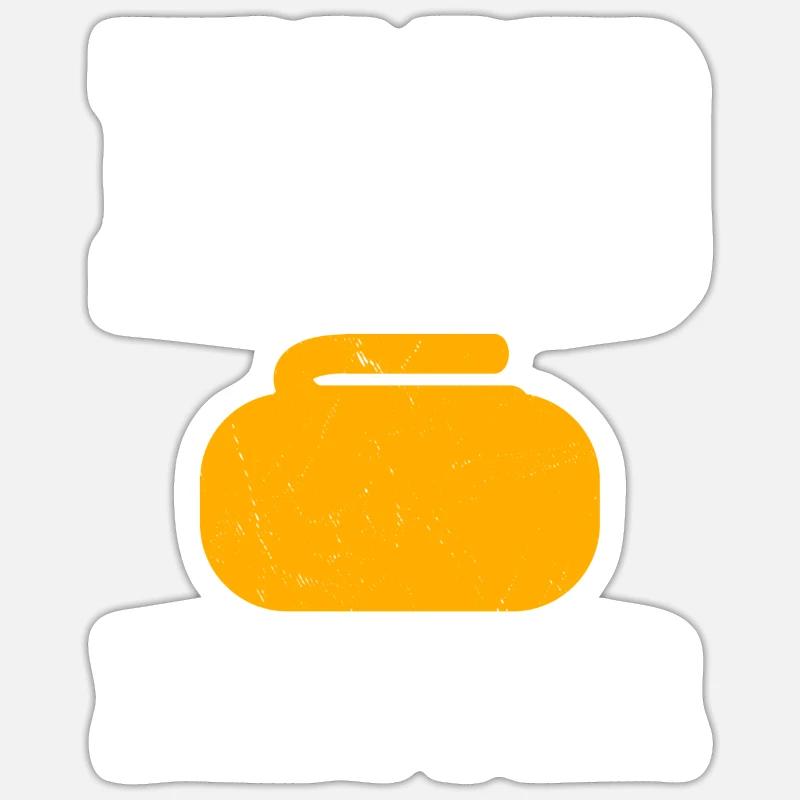 Endmaster - Conception de curling - Sticker taille S (10 x 10 cm) - blanc mat