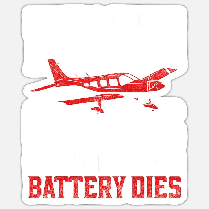 Model Airplane Model Airplane Sticker size S (10 x 10 cm)