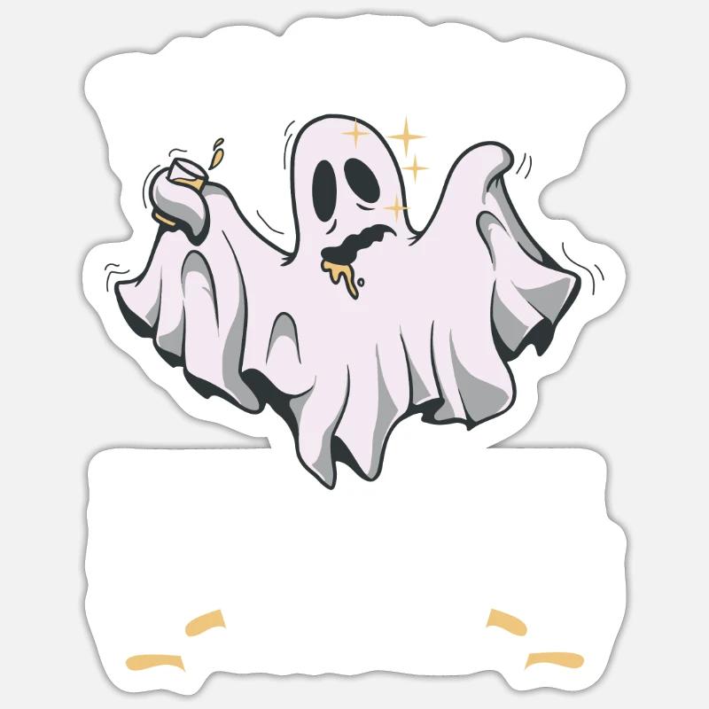 Dad is a ghost hunter Sticker size S (10 x 10 cm)