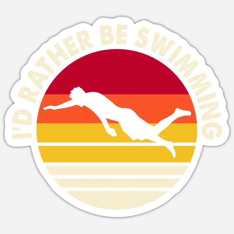 Swimming Float Sticker size S (10 x 10 cm)