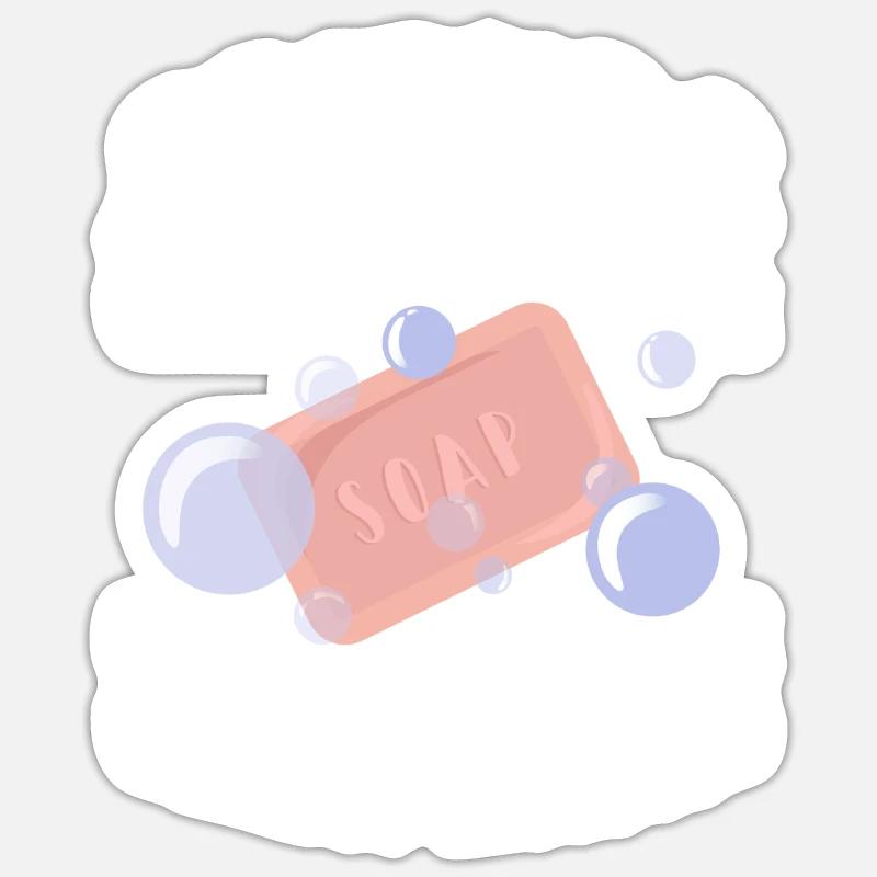 soap soap making soap maker soap boiler Sticker size S (10 x 10 cm)