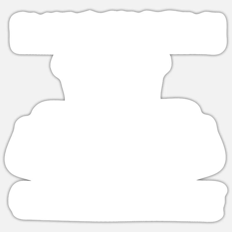 Prinzessin Krone - Sticker Größe S (10 x 10 cm) - Mattweiß