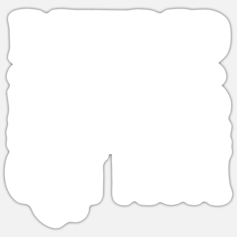 Pension de pensionné - Sticker taille S (10 x 10 cm) - blanc mat