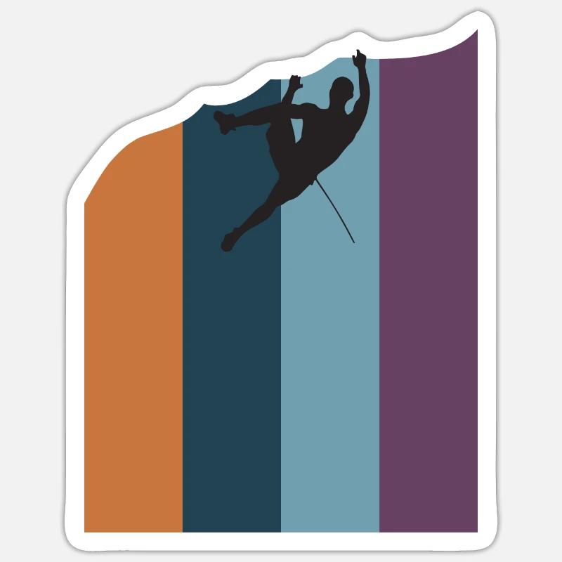 Varappe - Sticker taille S (10 x 10 cm) - blanc mat