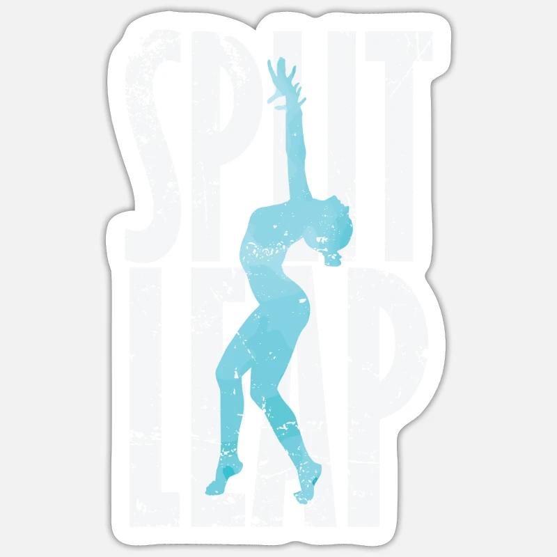 Split Leap Ballet Sticker size S (10 x 10 cm)