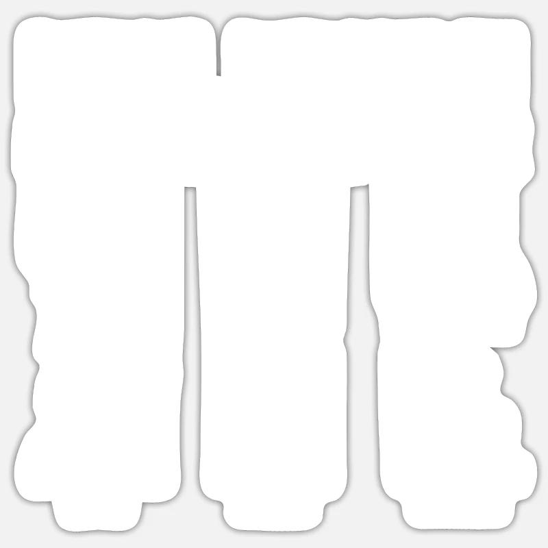 Eisbär Eisbären - Sticker Größe S (10 x 10 cm) - Mattweiß