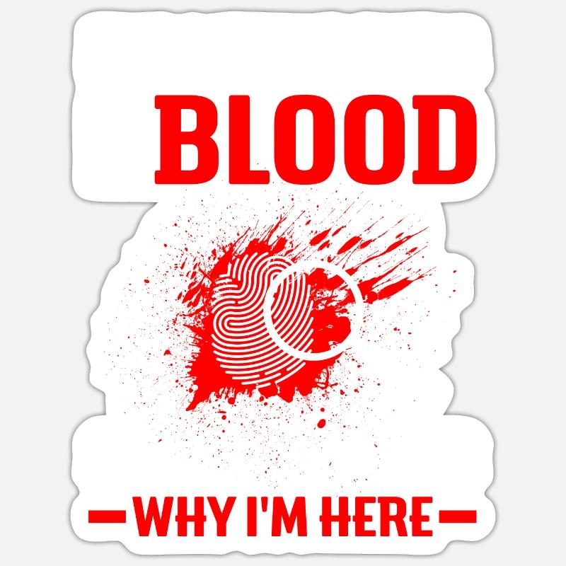 Funny Forensic Scientist Science Sticker size S (10 x 10 cm)