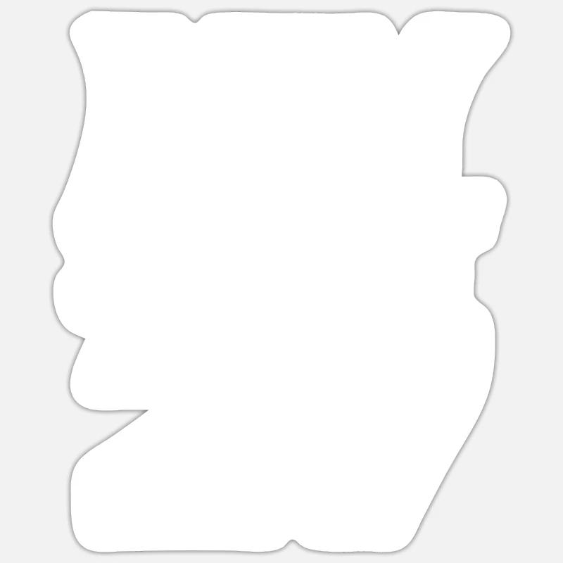 27 - Sticker Größe S (10 x 10 cm) - Mattweiß