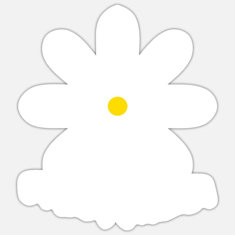 Daisy Dream - Sticker taille S (10 x 10 cm) - blanc mat