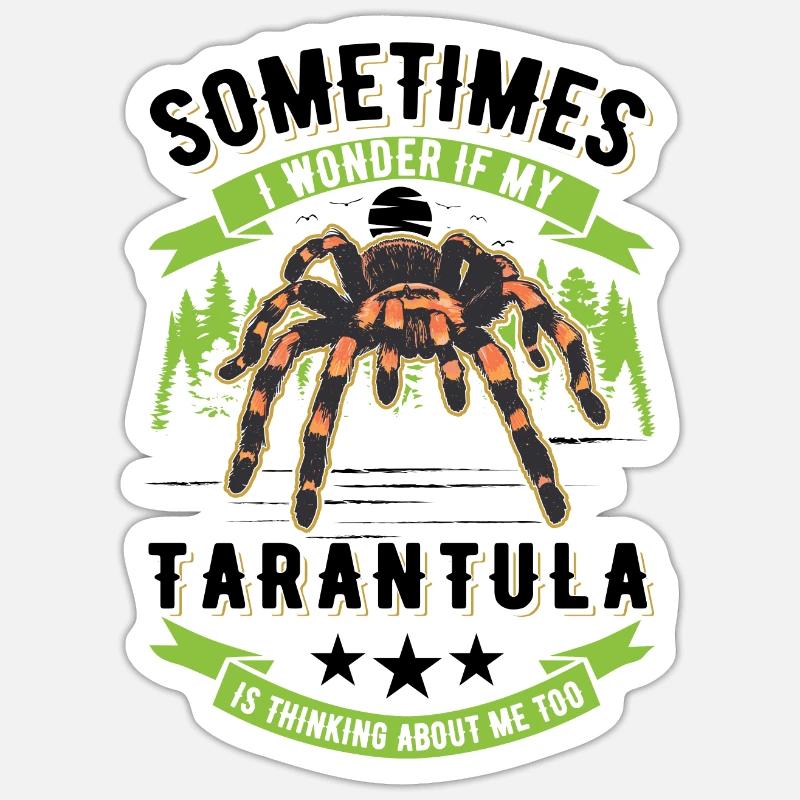 Tarantel Spinne Tarantula Sticker Größe S (10 x 10 cm)