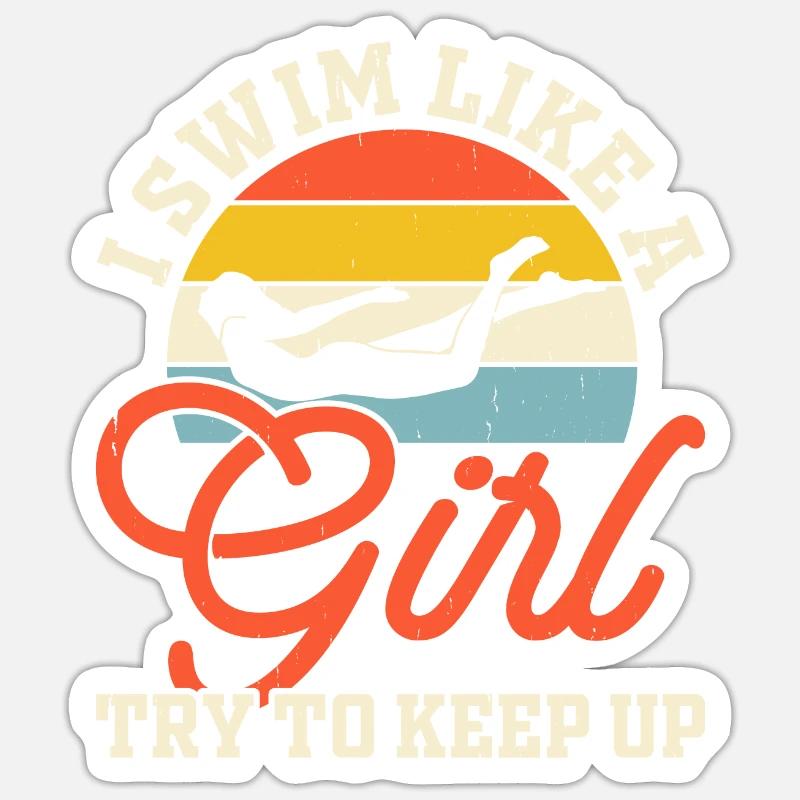 Swimming Float Sticker size S (10 x 10 cm)