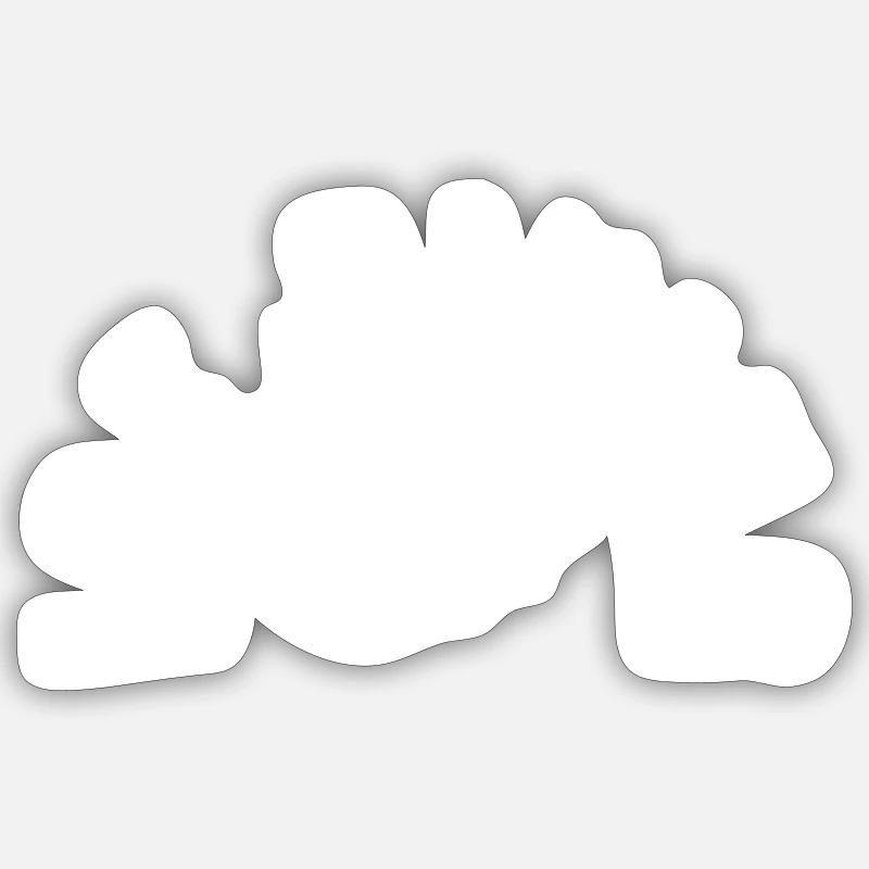 Eistauchen Taschendesign Sticker Größe S (10 x 10 cm)