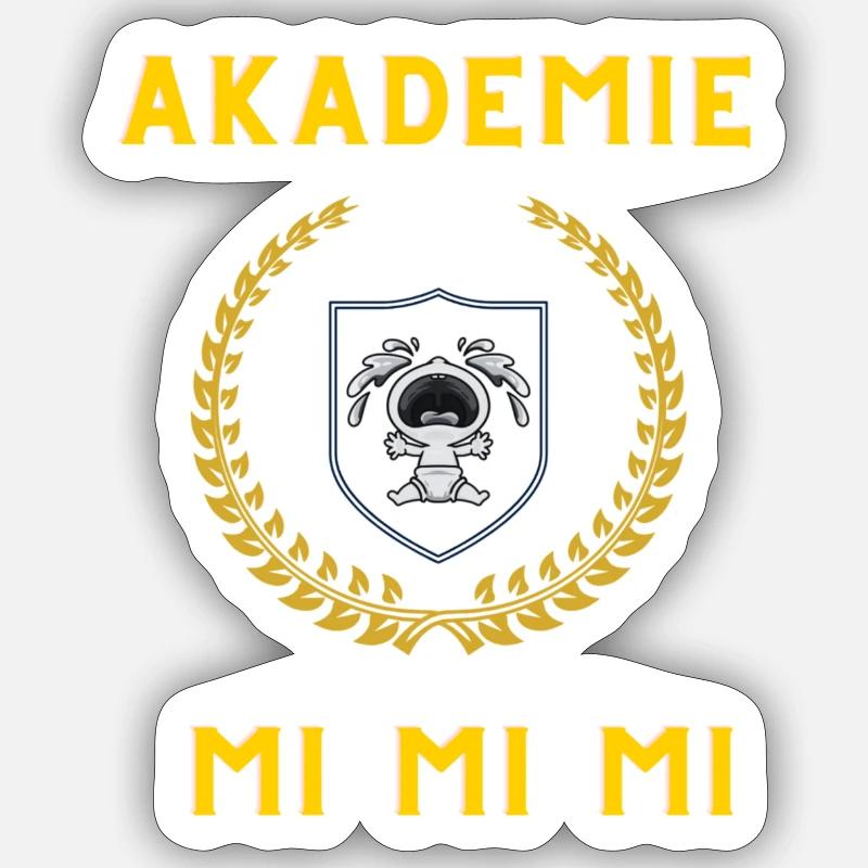 mi Akadmie 2 - Sticker Größe S (10 x 10 cm) - Mattweiß